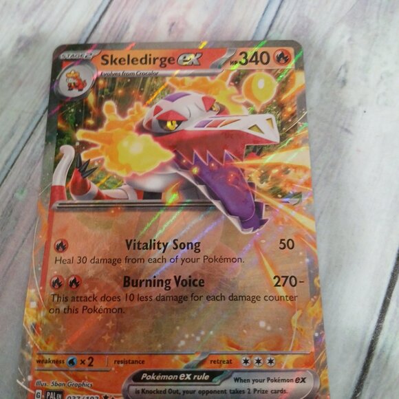 Paldea Evolved Skeledrige EX - Picture 2 of 4